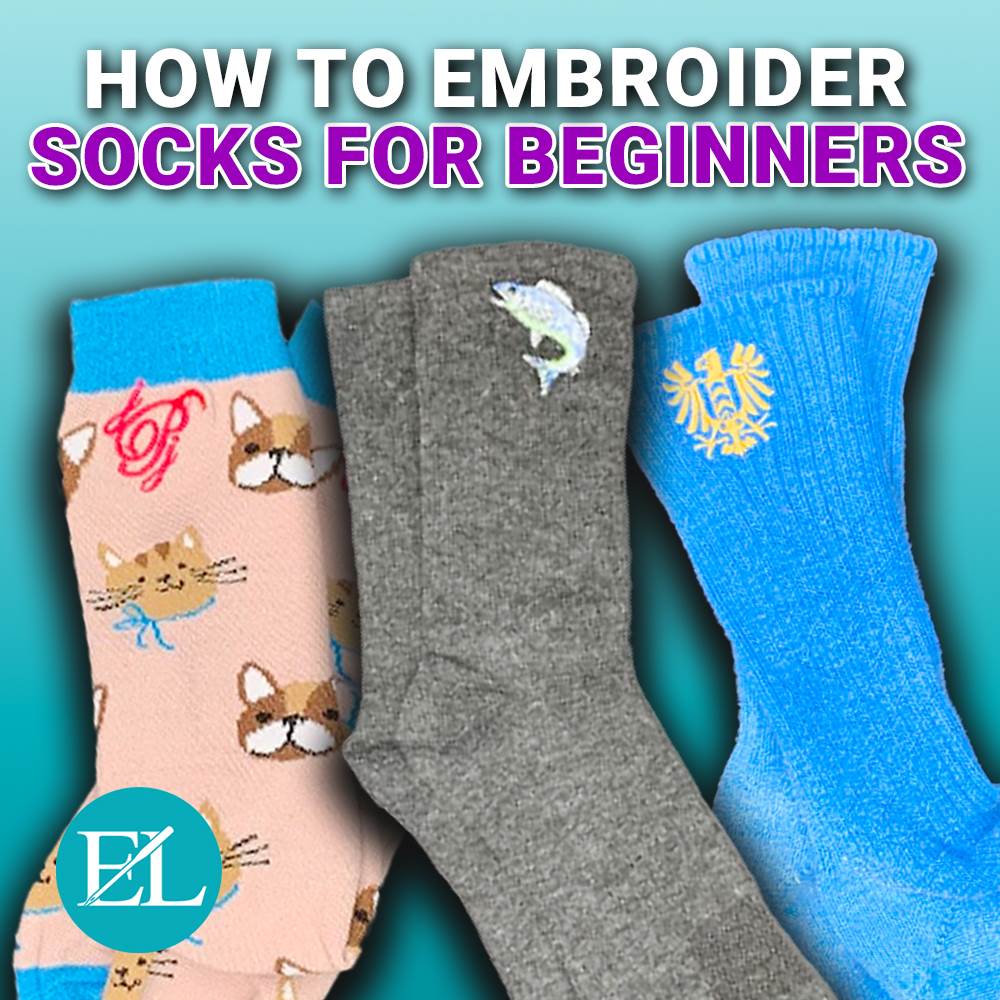how to embroider socks for beginners thumbnail