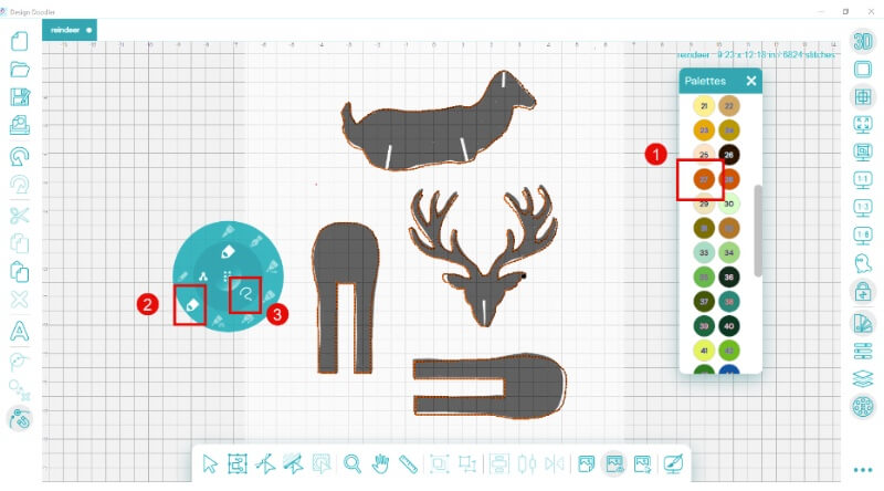 3DReindeerDigStep2a-1