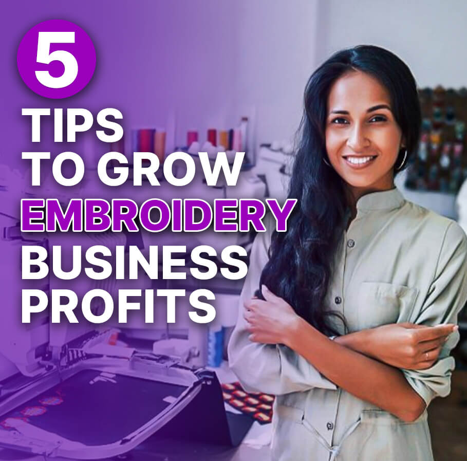 embroidery business owner