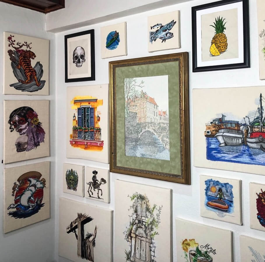 8 Amazing and Eye-Catching Ways to Display Machine Embroidery