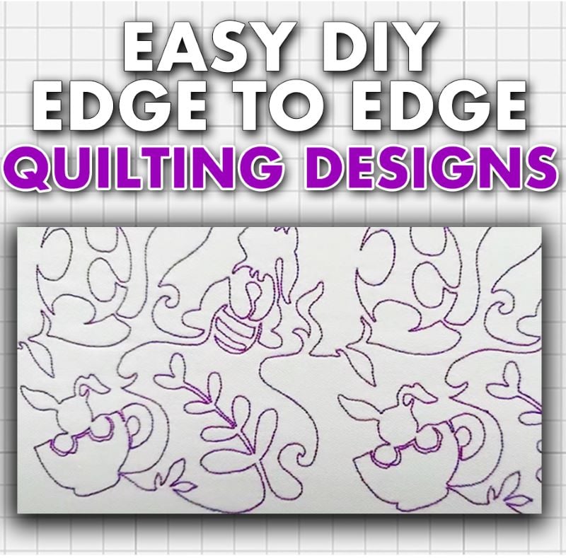 edge to edge quilting design diy blog