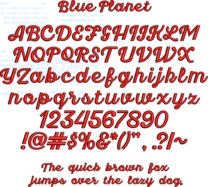 Blue Planet BX Native Font