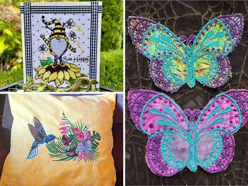 Butterfly Spring Collage