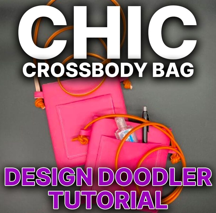 chic crossbody bag-design doodler tutorial Square