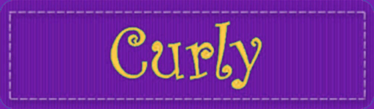 Curly BX embroidery font category