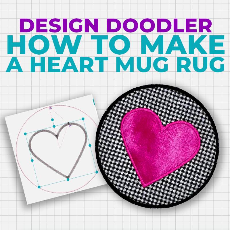 design doodler how to make a mug rug thumbnail