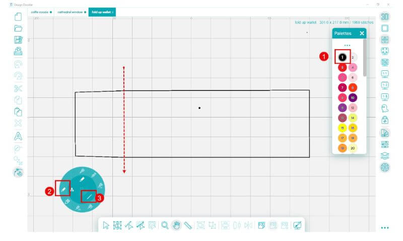 Doodler Wallet Step 2