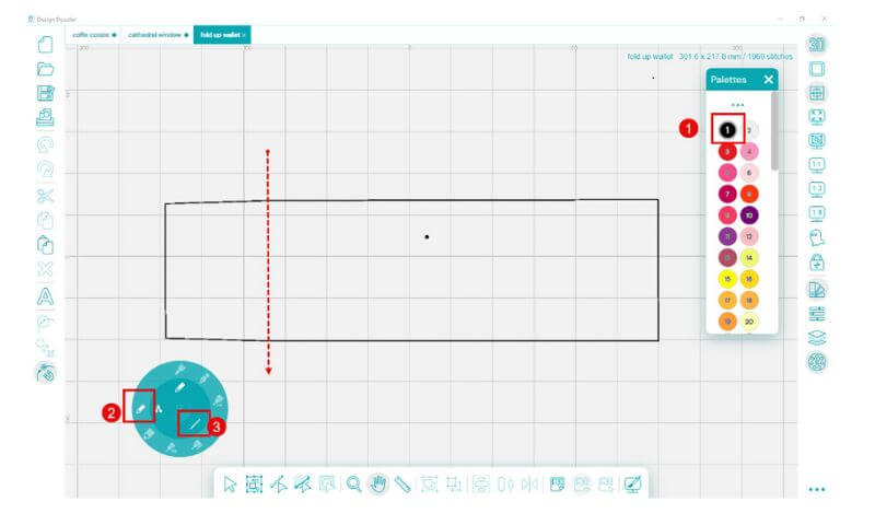 Doodler Wallet Step 2c