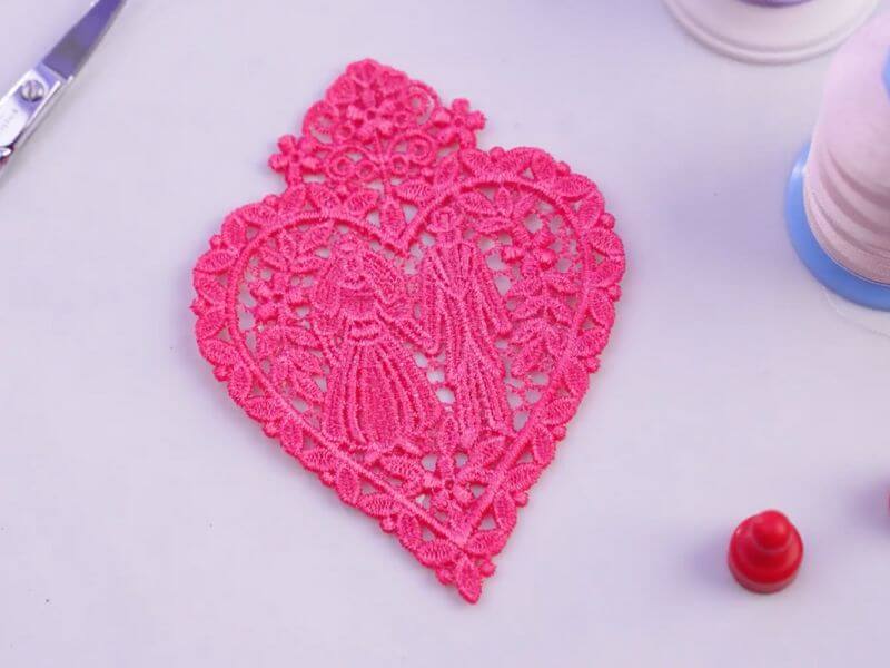 Embroidering Lace How To