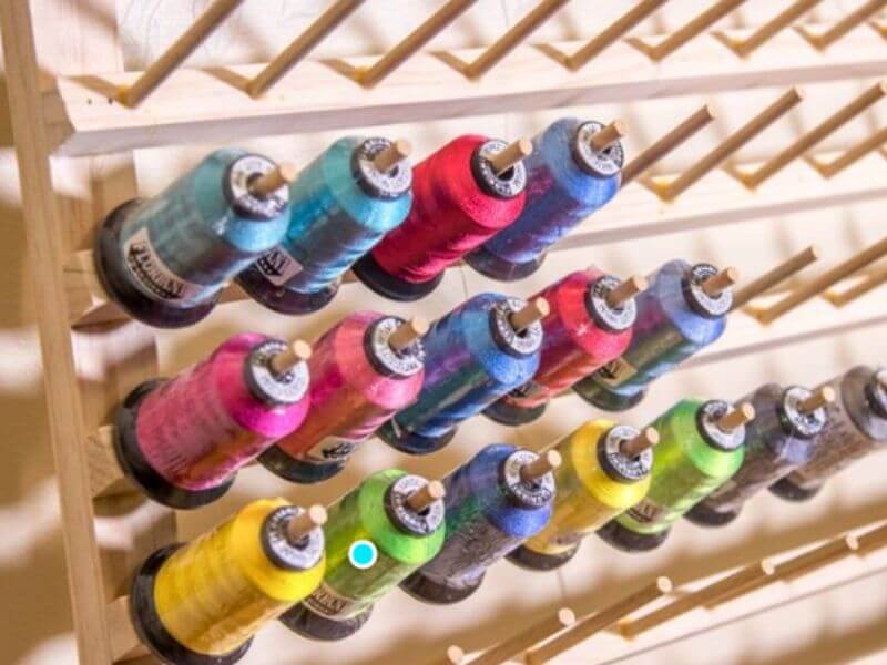 embroidery thread rack