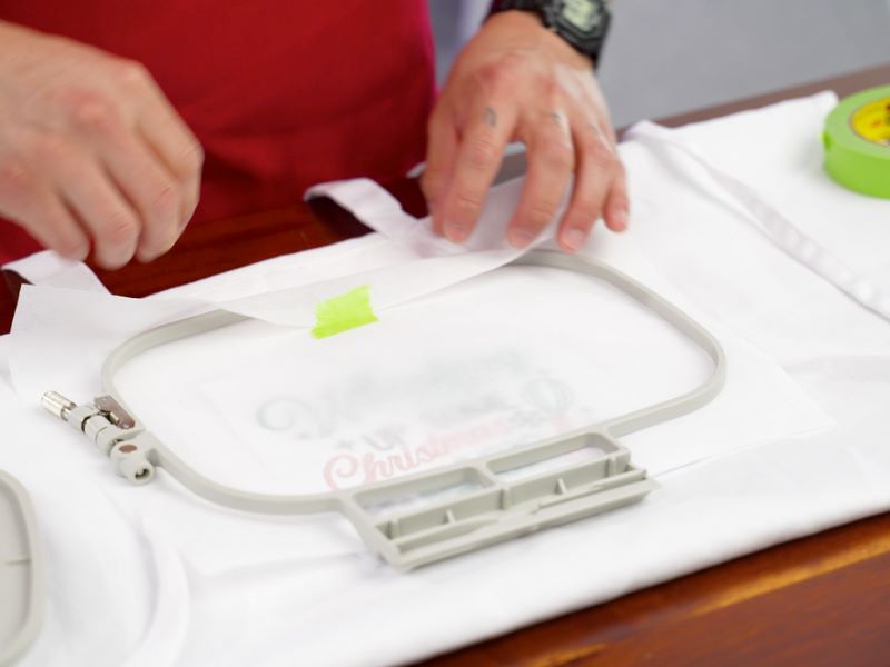 Embroidery Apron Painters Tape