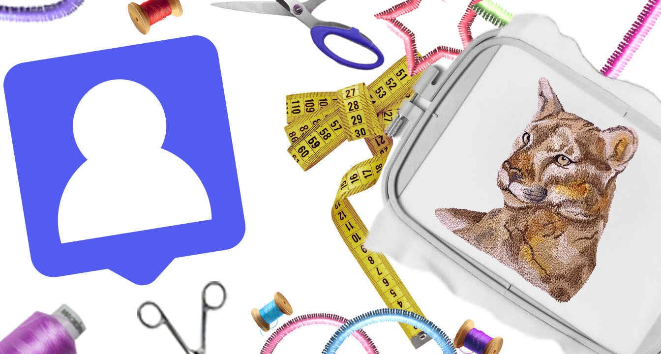 Machine embroidery and digitizing made easy Facebook group icon and embroidery supplies