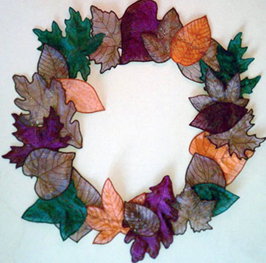 How to Create 3D Machine Embroidery Leaves (Embroidery Project)