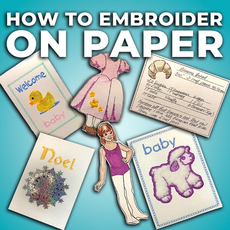 how to embroider on paper thumbnail