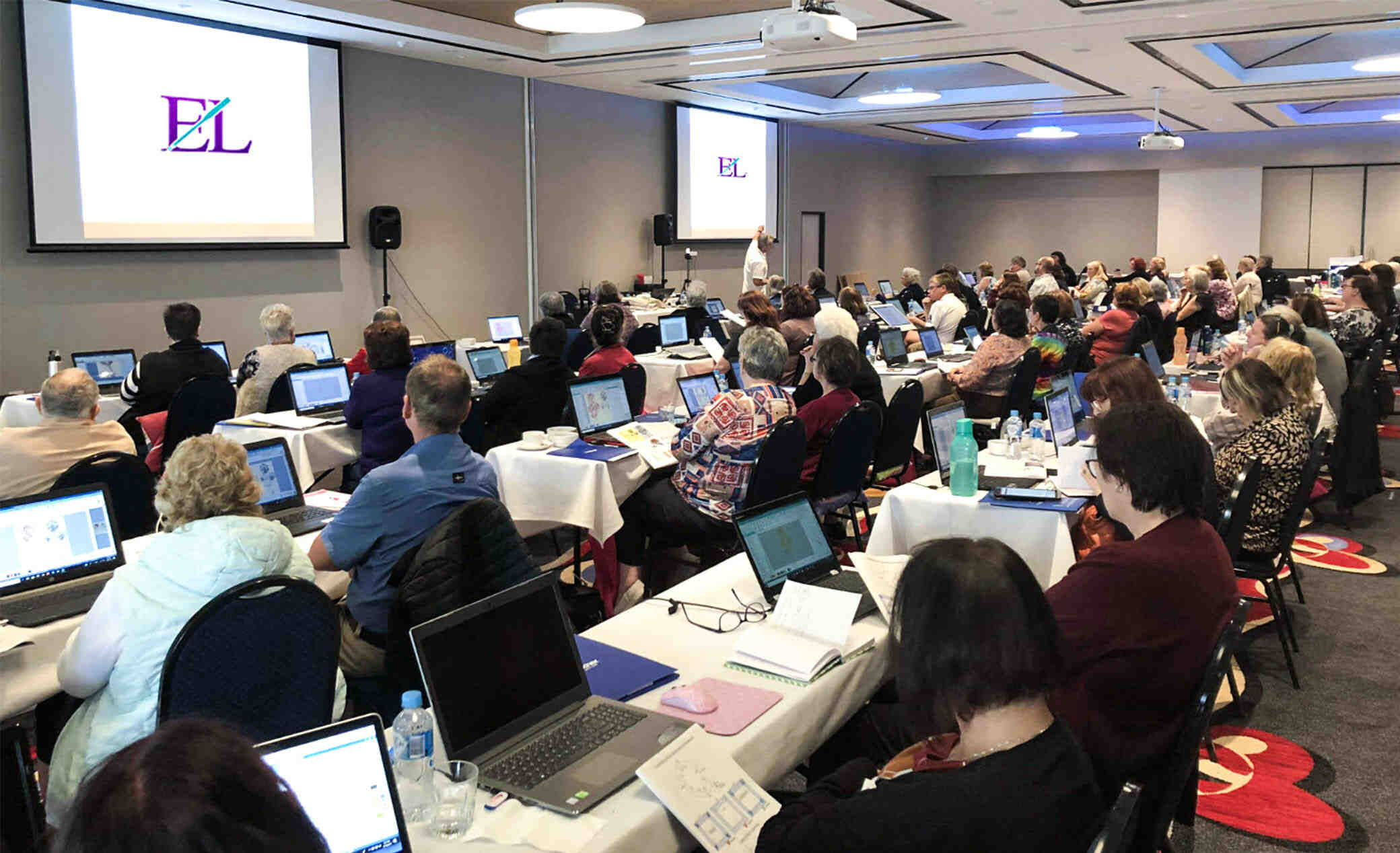 John Deer teaching a sold out live training