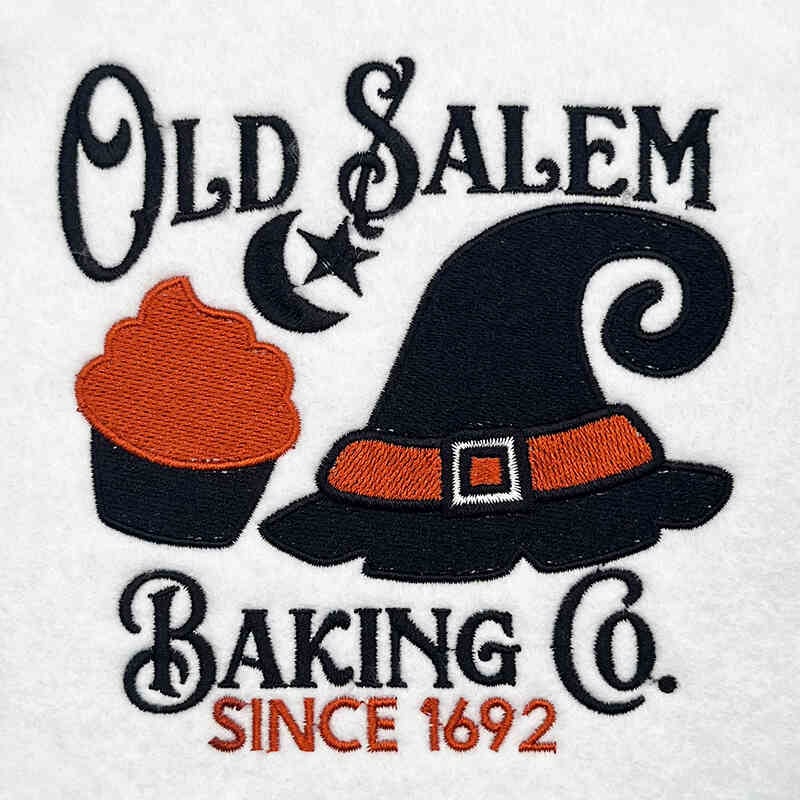 Old Salem embroidery design