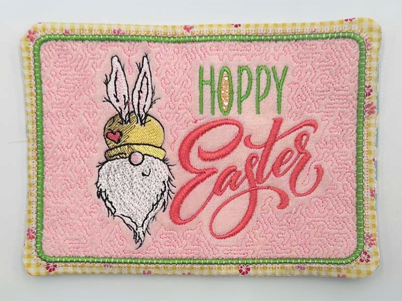 Spring Hoppy Easter MugRug