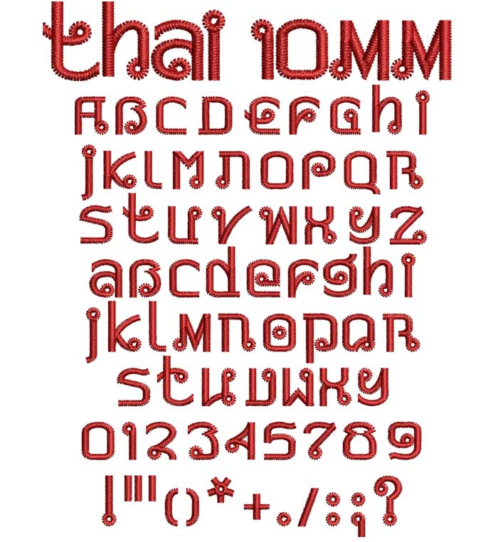 Thai 10mm esa font icon