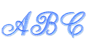 Embroidery Fonts