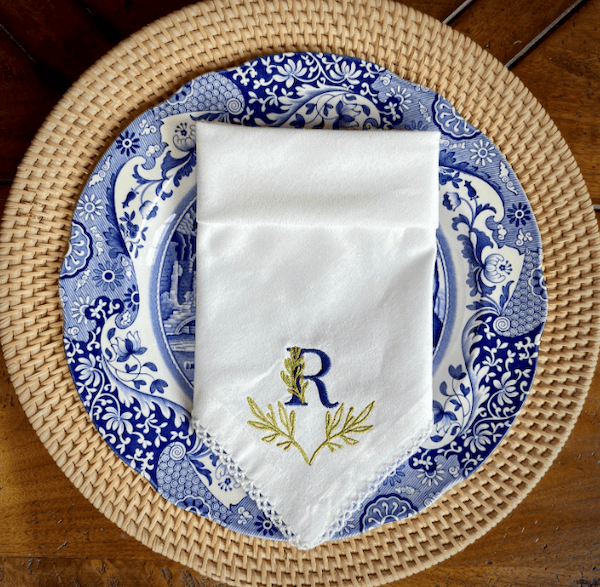 How to Embroider Napkins